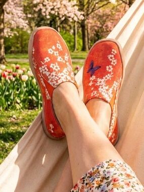 NWT UIN Toledo Shoes Slip-On Floral Canvas